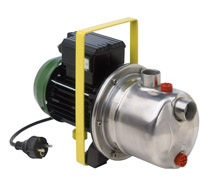 HORIZONTALNE CENTRIFUGALNE PUME OD NERĐAJUĆEG ČELIKA SA RADNIM KOLOM OD TEHNOPOLIMERA